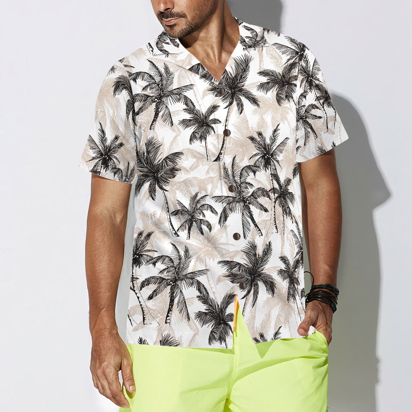 Tropical Vintage Palm Tree Hawaiian Shirt