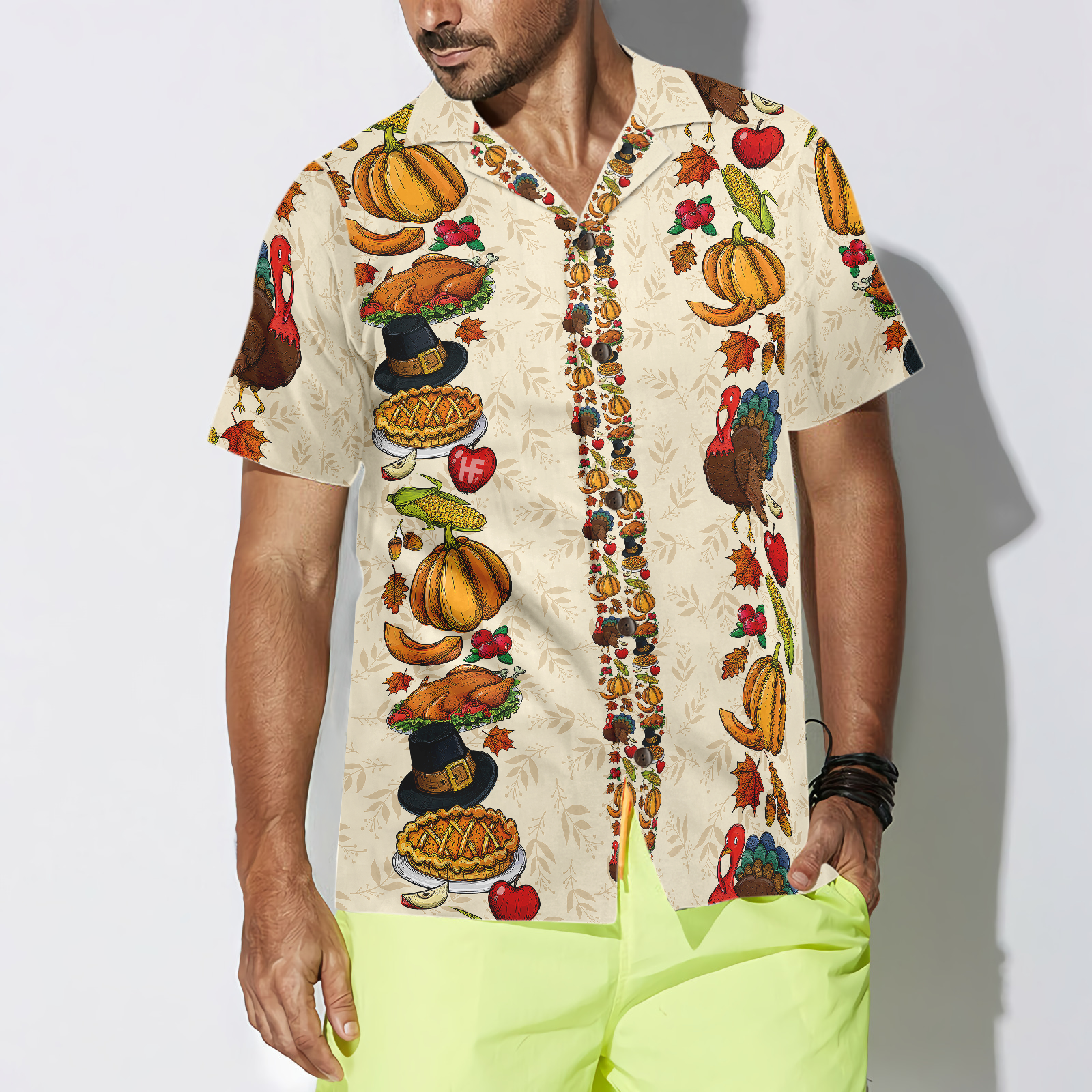 Thanksgiving Dinner Hawaiian Shirt