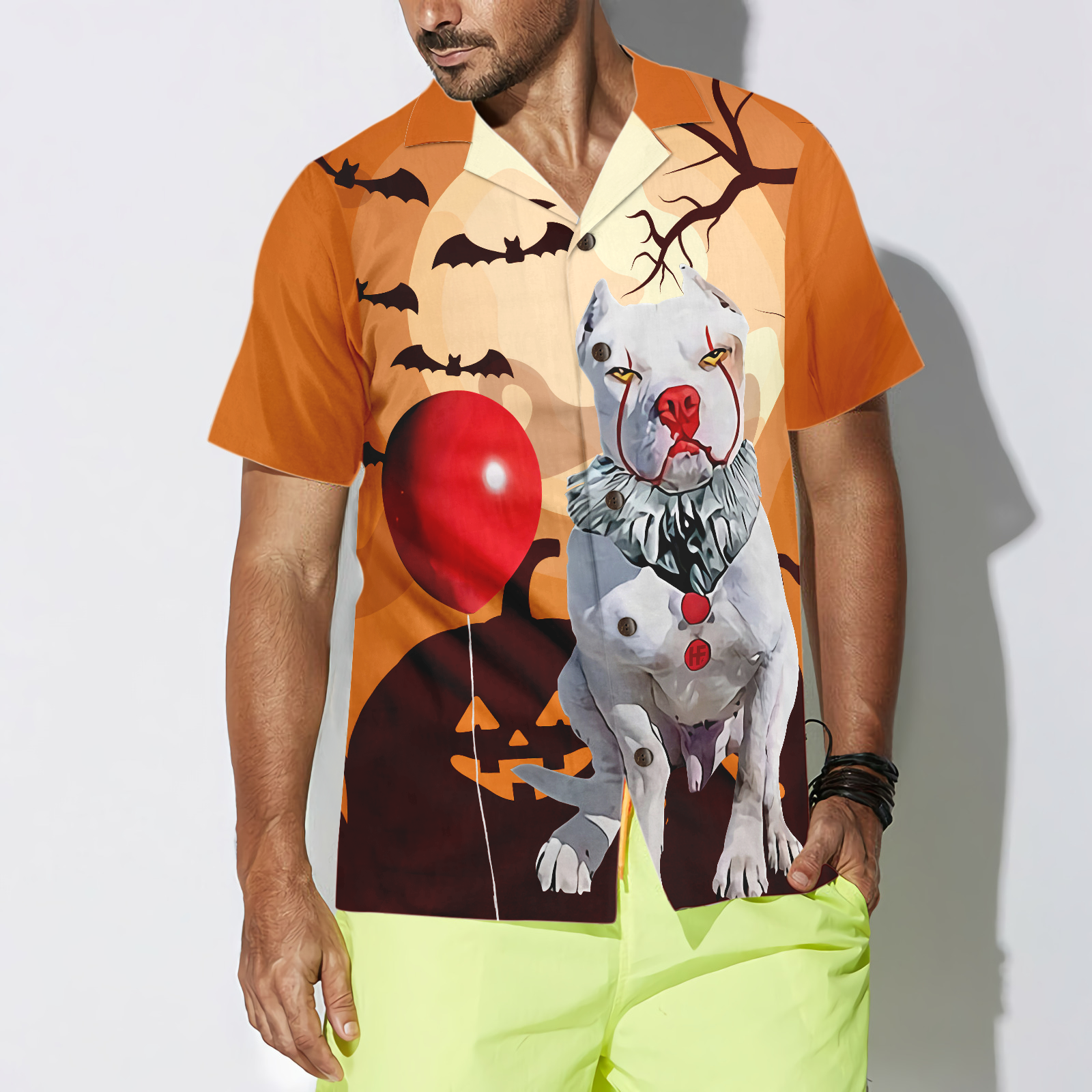 Pitbull Has Been Ready For Halloween Since Last Halloween Hawaiian Shirt, Cool Halloween Shirt For Men And Women
