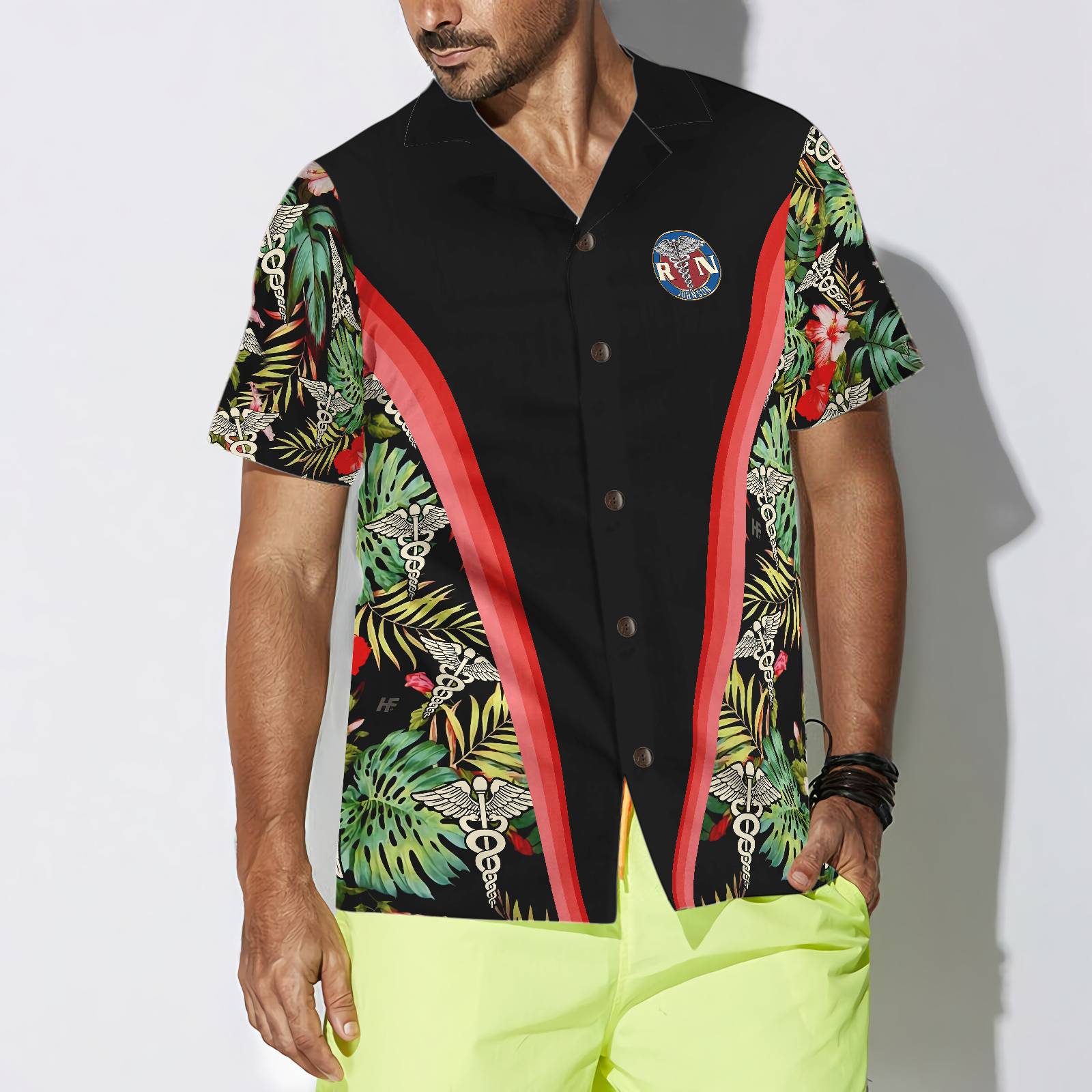 Nurse Tropical Custom Hawaiian Shirt