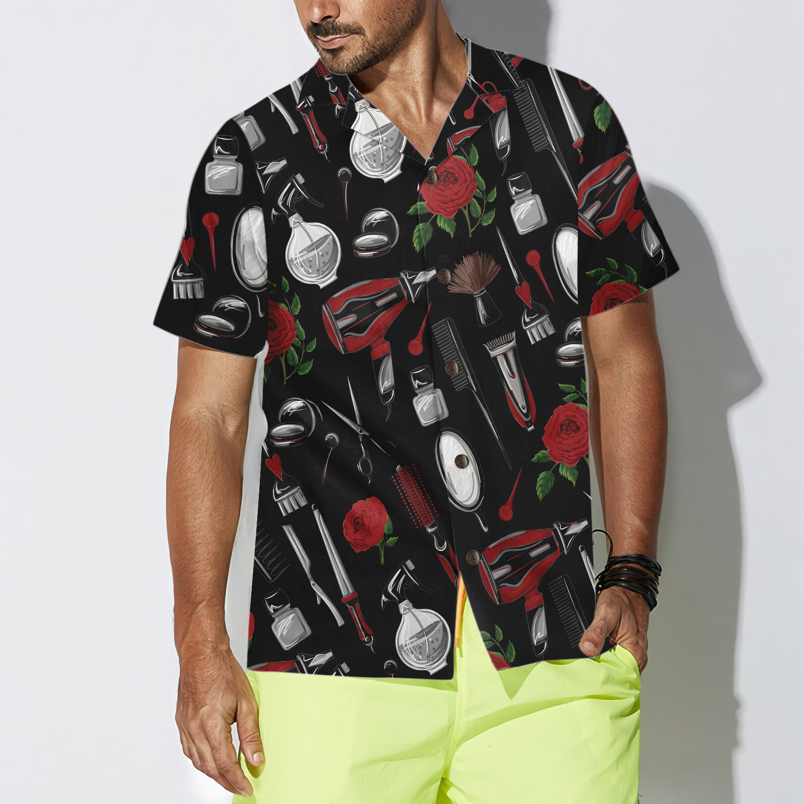 Hairdresser Tools Hawaiian Shirt