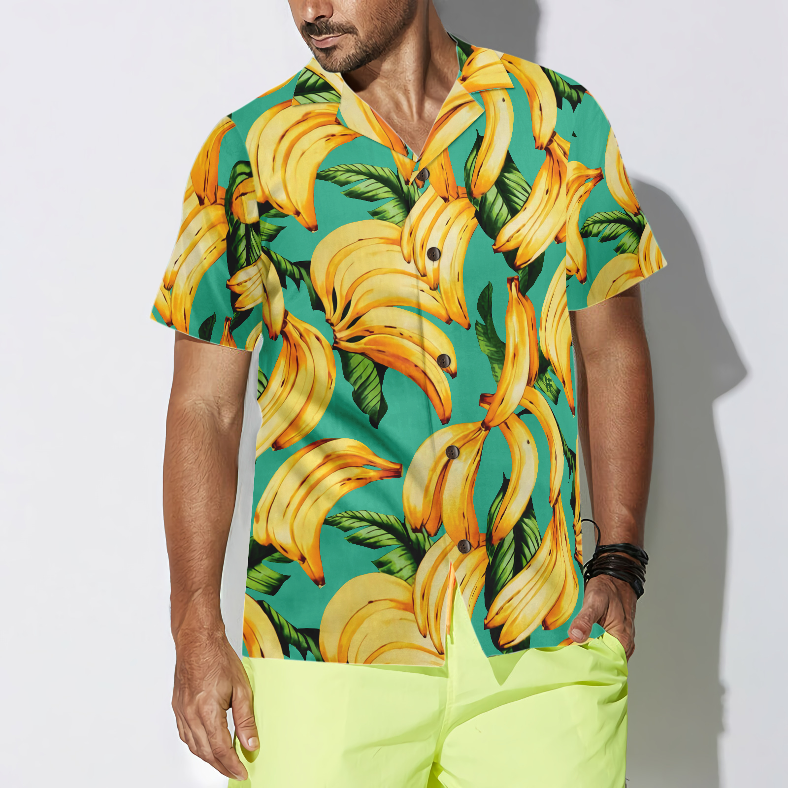 Summer Aloha Banana Shirt For Men Hawaiian Shirt