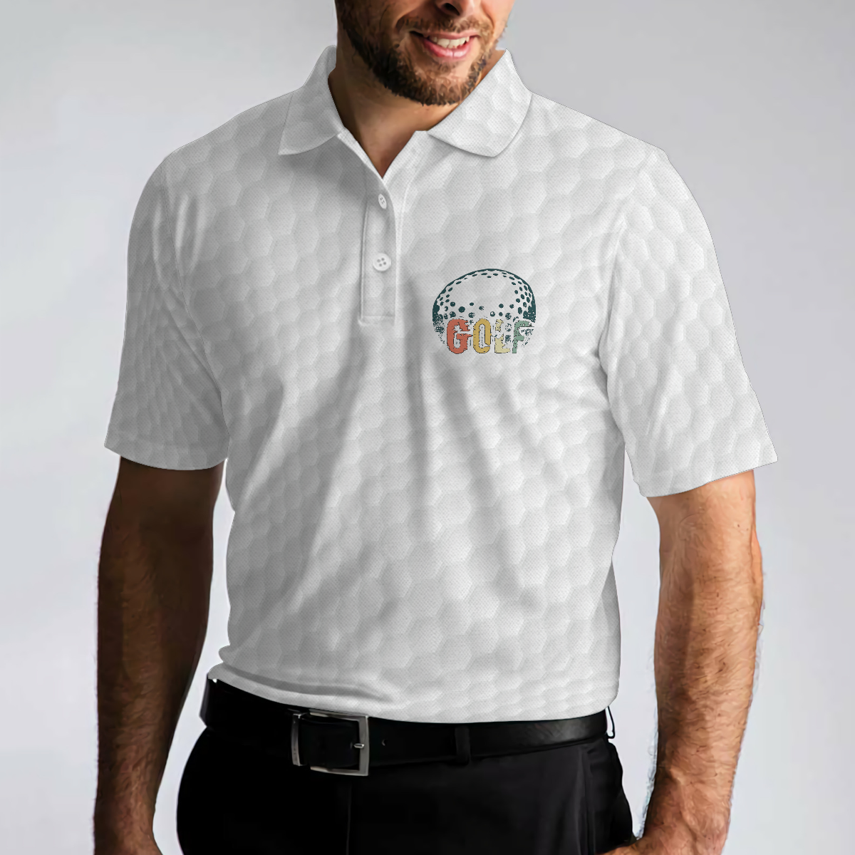 I See A Golf Slayer In The Mirror Everyday Polo Shirt, Vintage Palette Golf Polo Shirt, Best Golf Shirt For Men - Hyperfavor