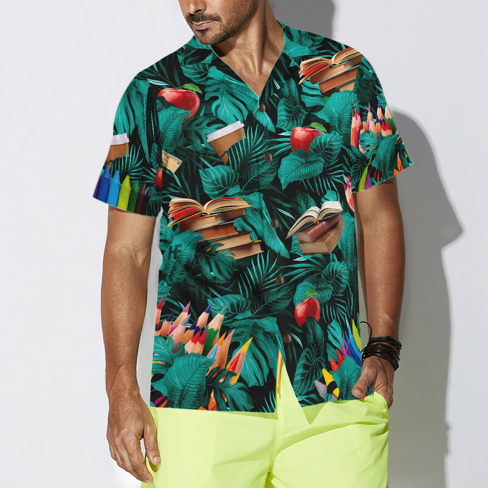 Tropical Teacher Hawaiian Shirt, Teacher Shirt for Men And Women, Best Gift For Teacher