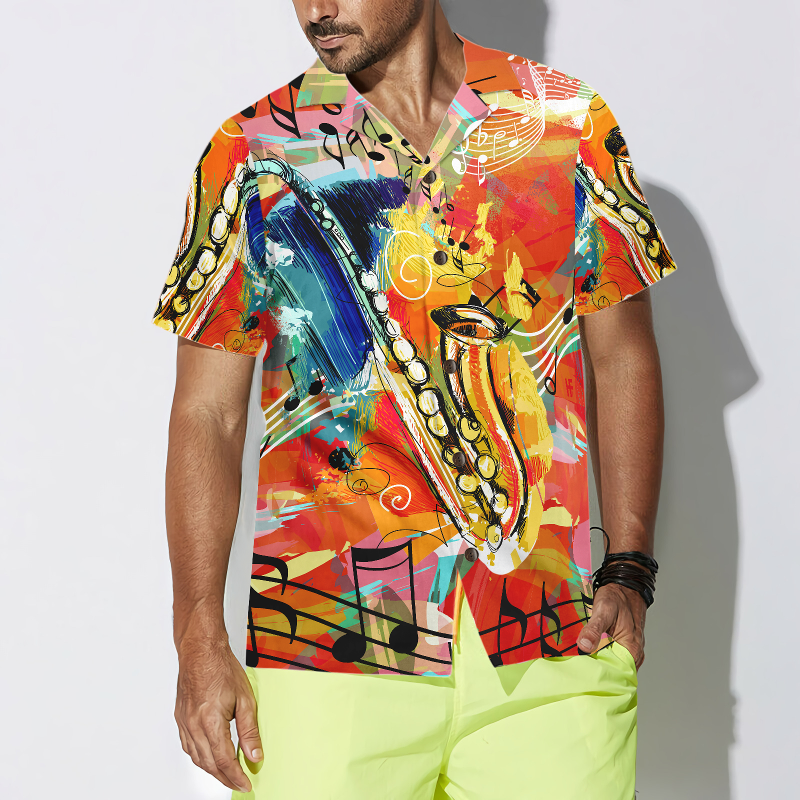 Saxophone Guides You To The World Hawaiian Shirt