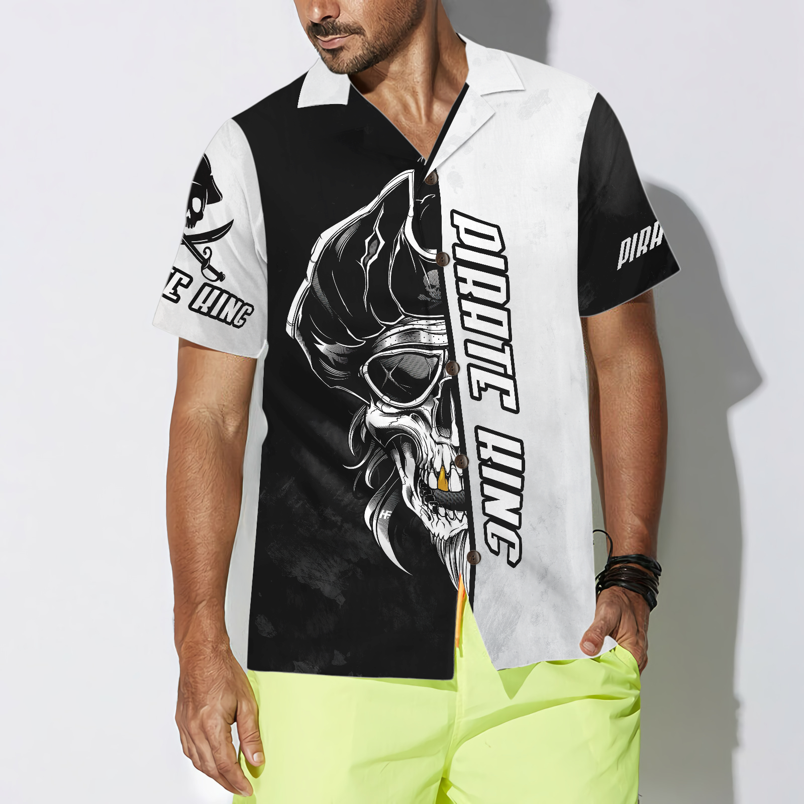 Pirate Skull Hawaiian Shirt