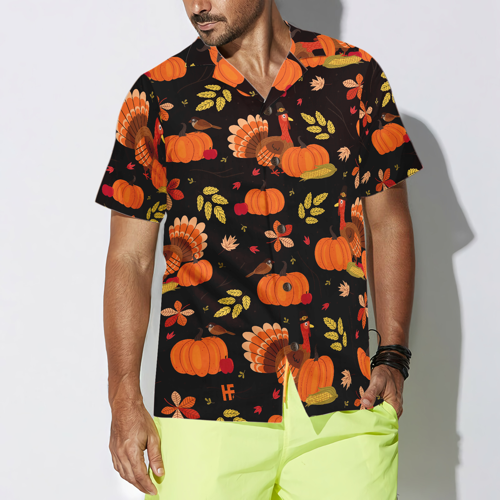 Turkey Thanksgiving Hawaiian Shirt