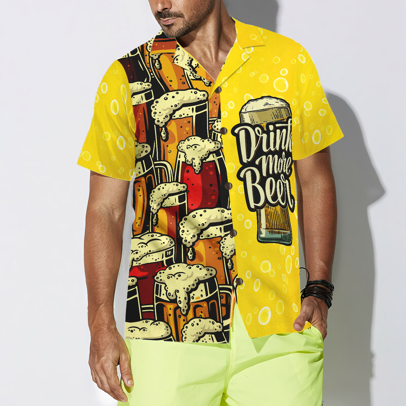Drink More Beer Hawaiian Shirt