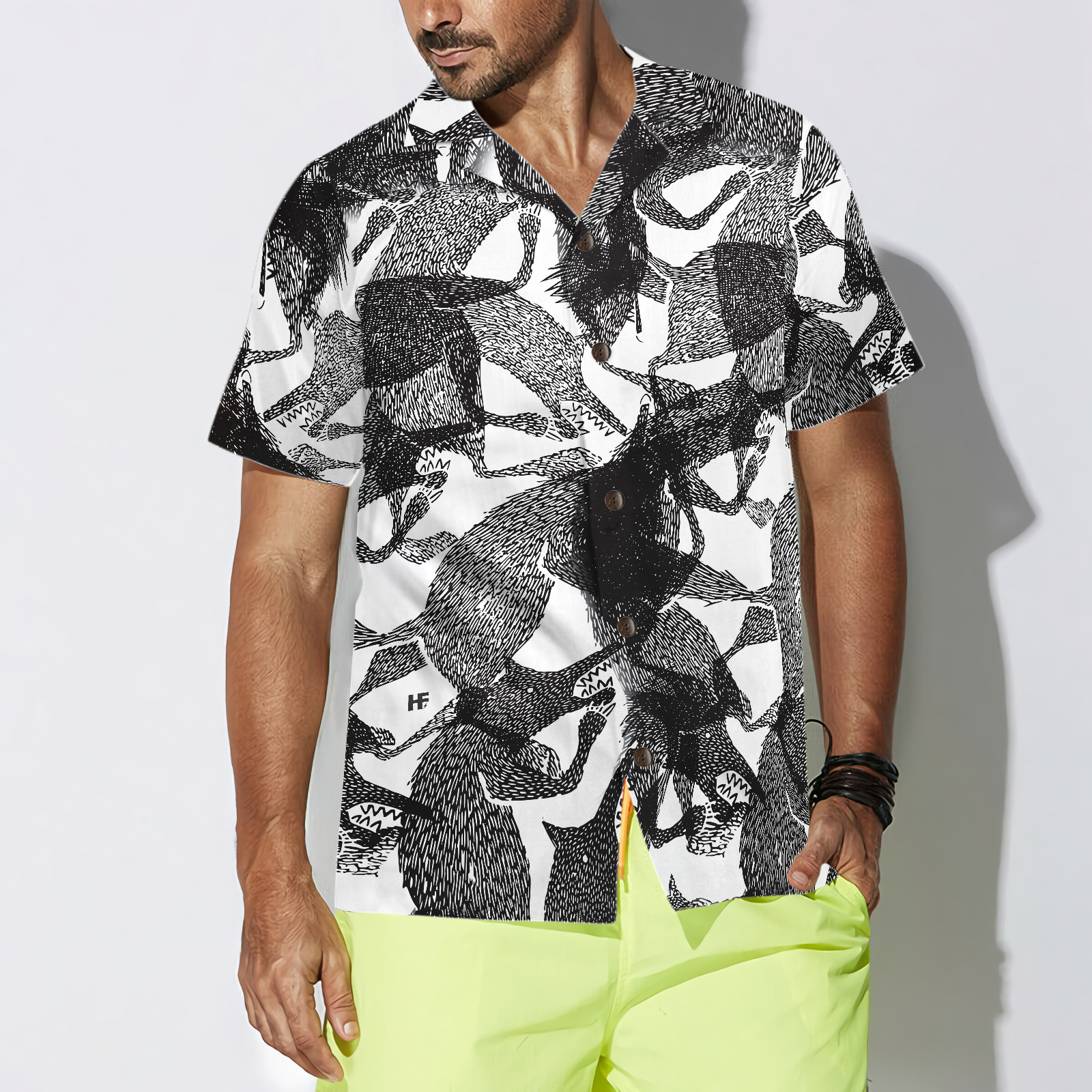 Big Bad Wolf Hawaiian Shirt