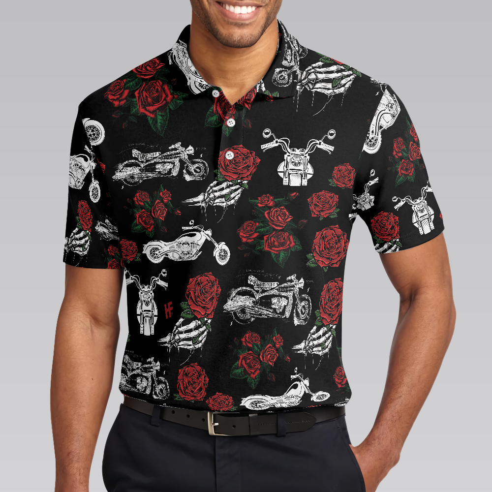 Live Love Motorbike Polo Shirt