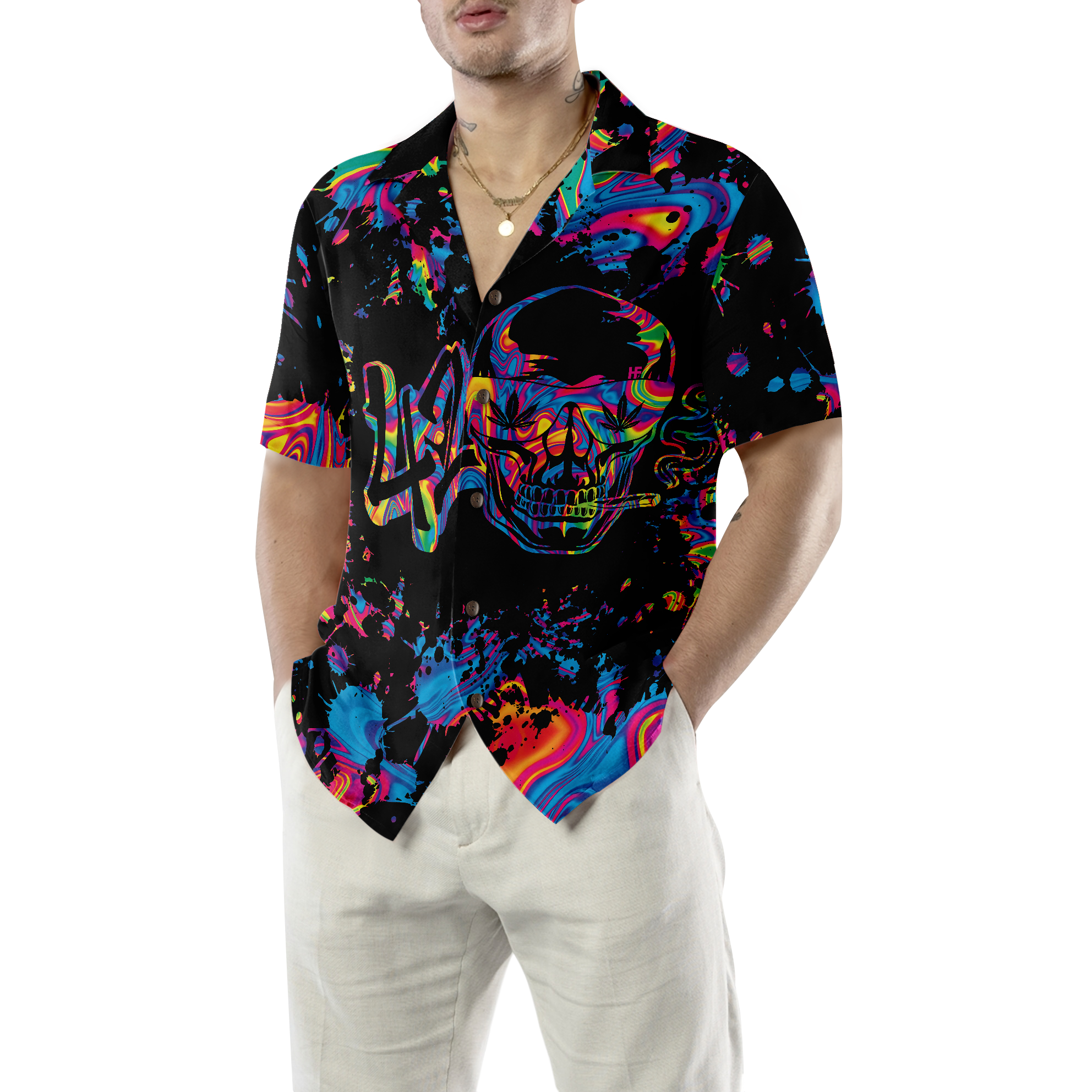 Marijuana 420 Vibes Hawaiian Shirt