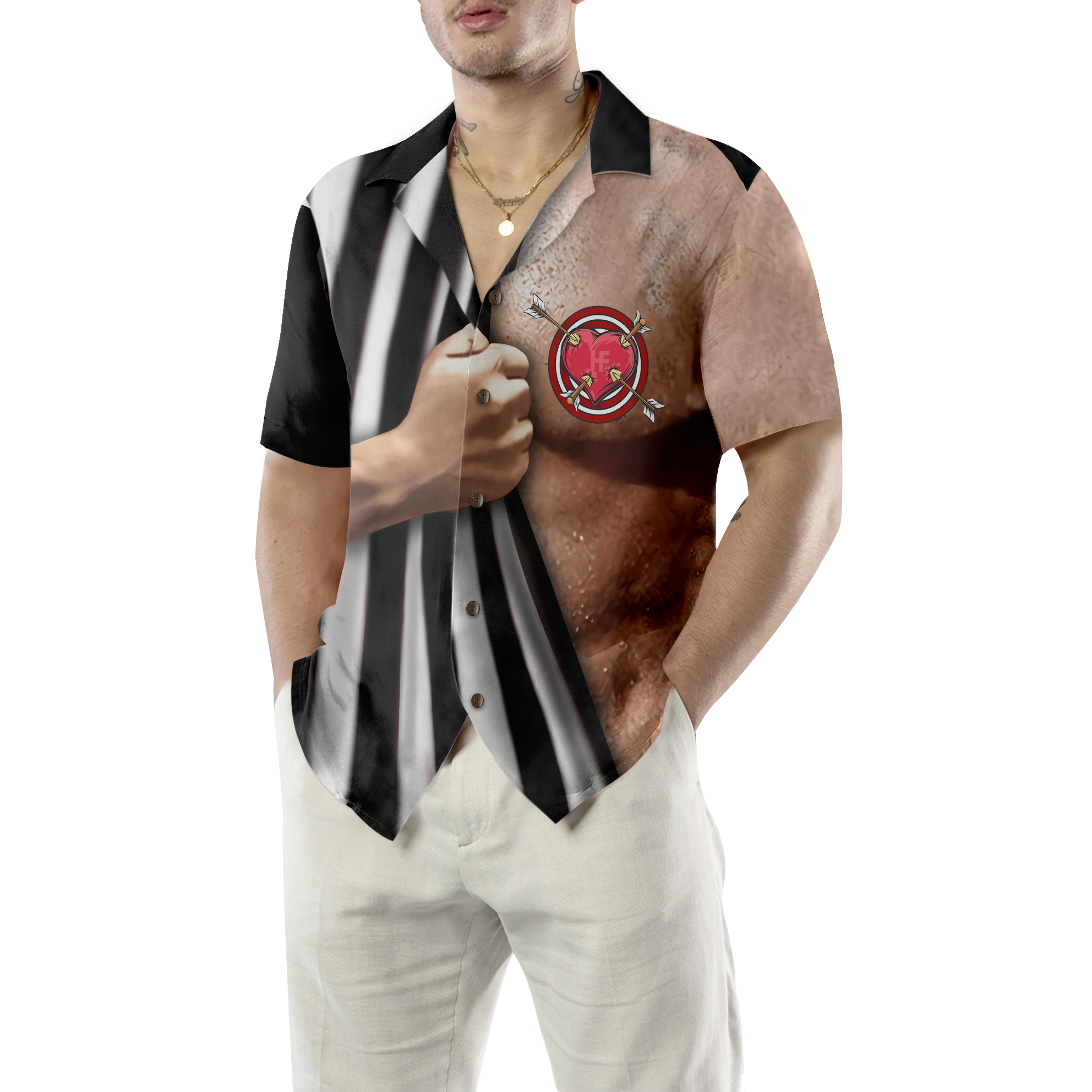 I'm Not 50 I'm Bullseye Hawaiian Shirt