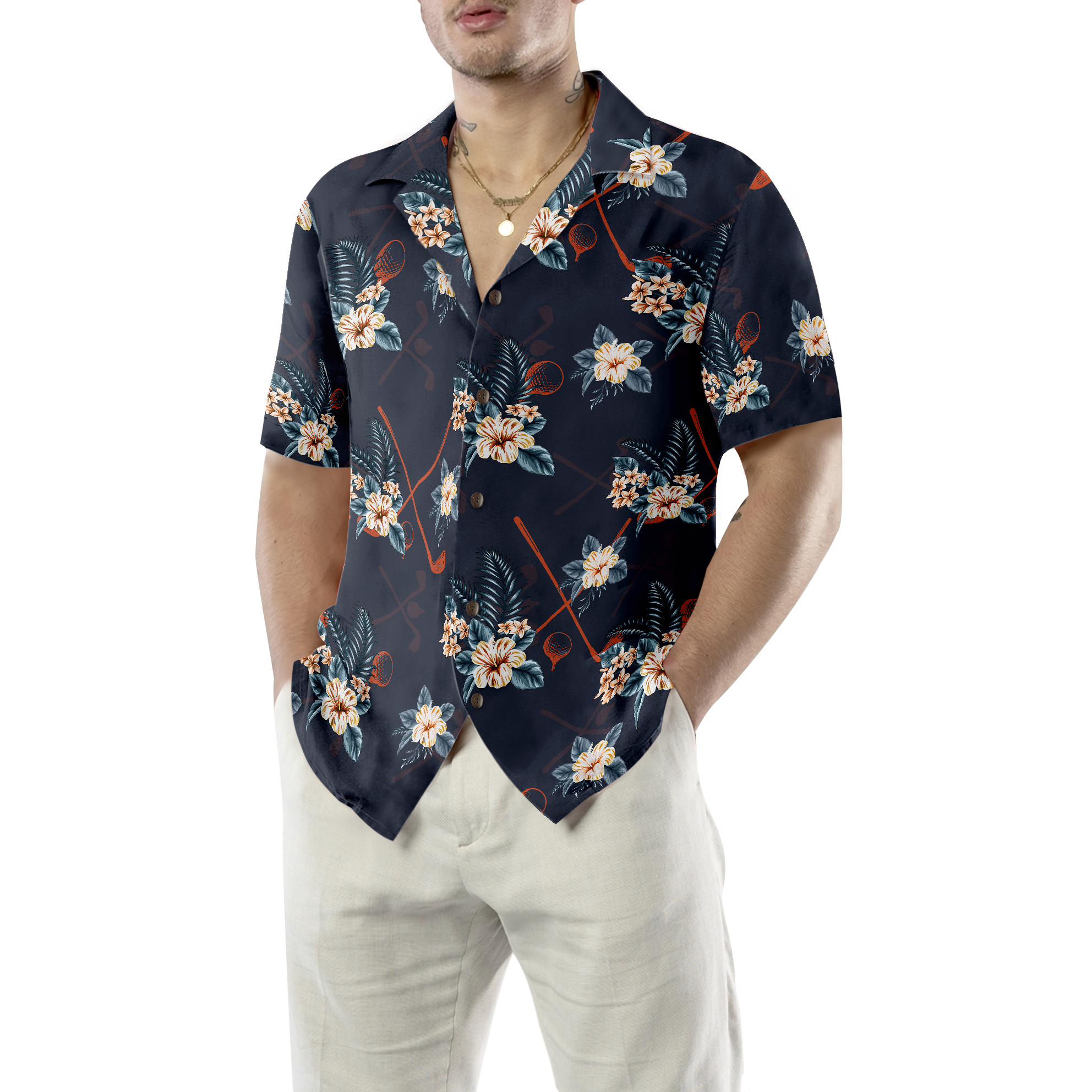 Tropical Golf 4 Hawaiian Shirt - Hyperfavor