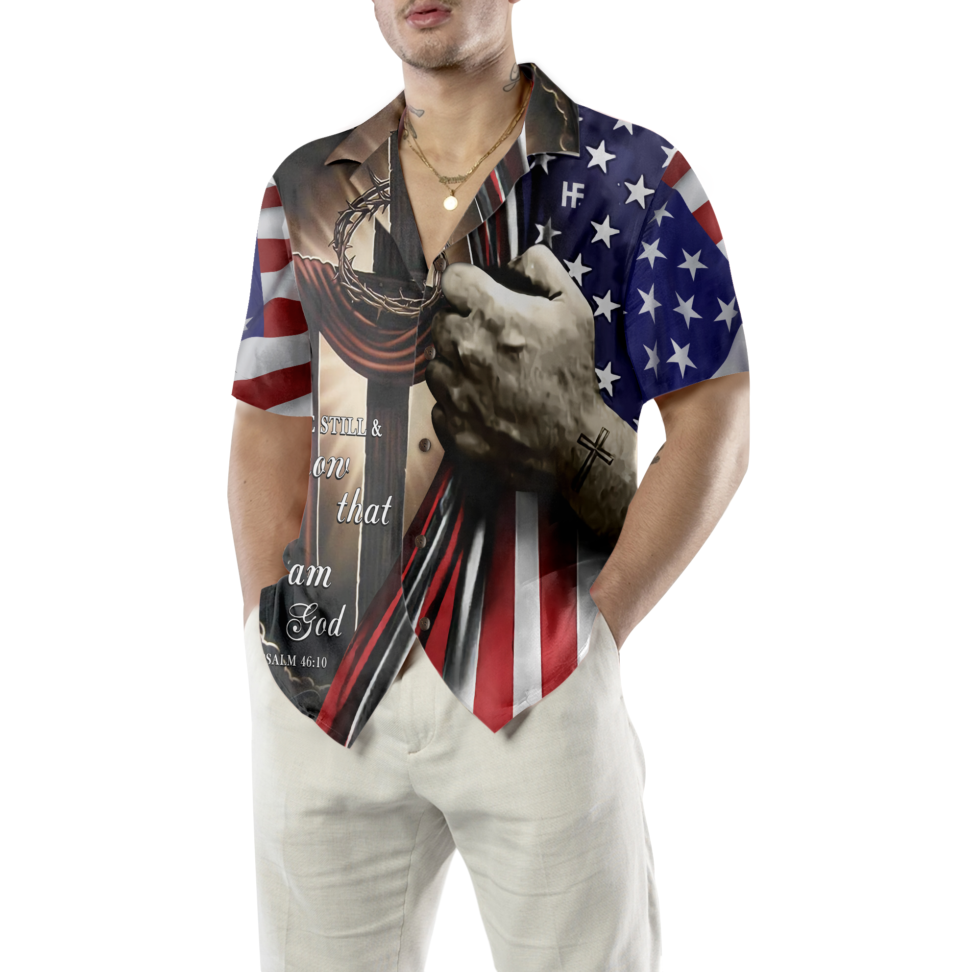Know That I Am God Hawaiian Shirt