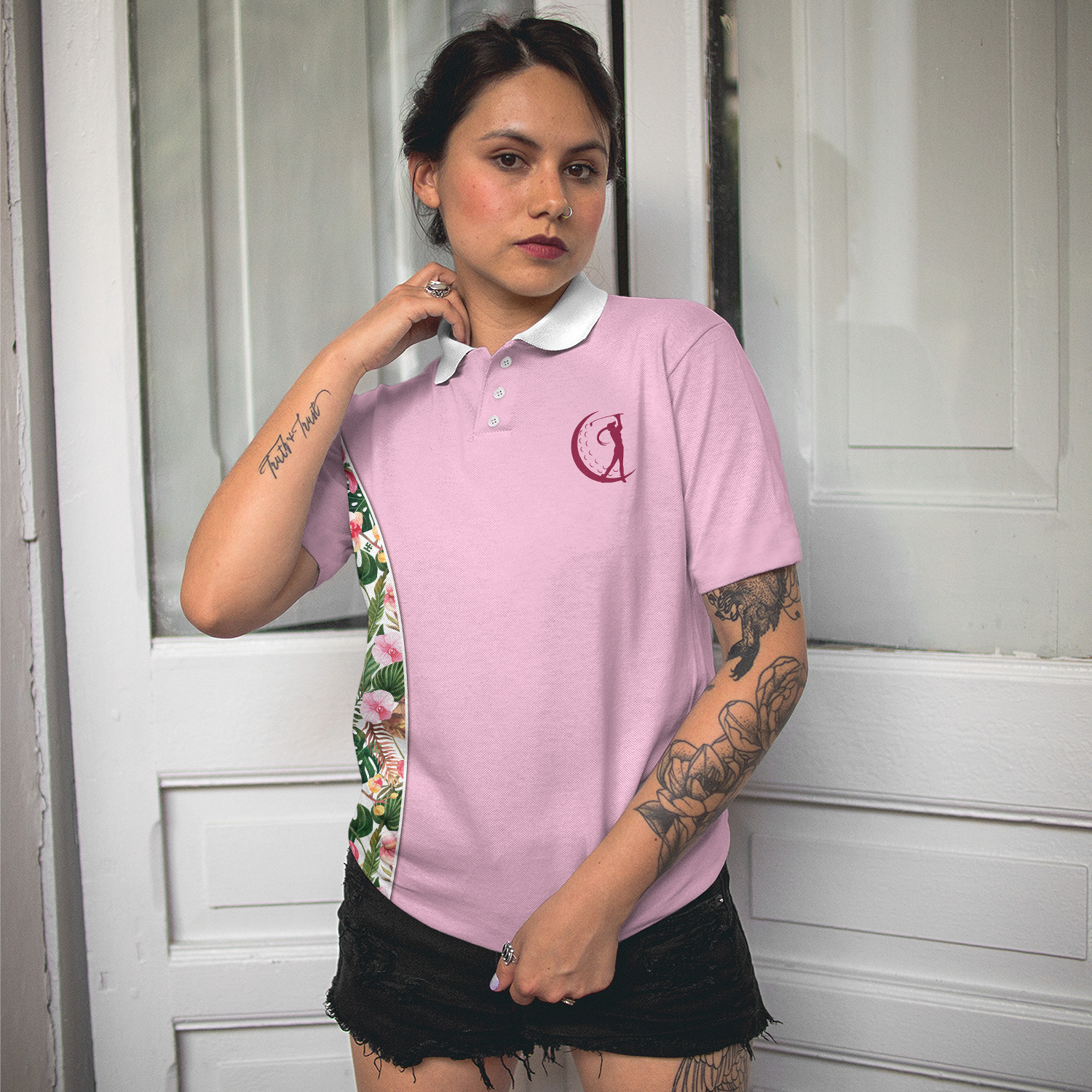 Assuming I'm Just An Old Lady Was Your First Mistake V2 Short Sleeve Women Polo Shirt