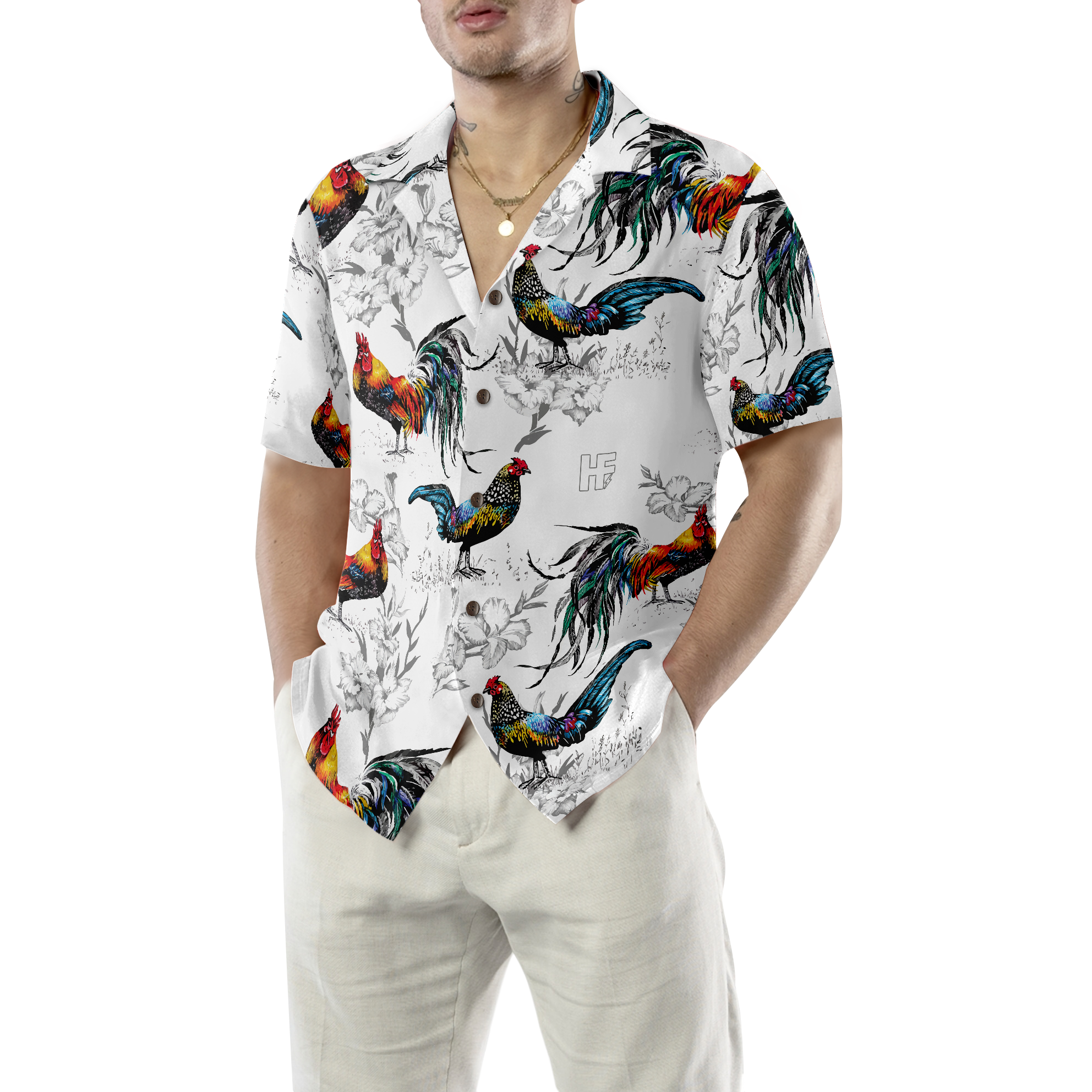 Rooters Farm Shirt For Men Hawaiian Shirt