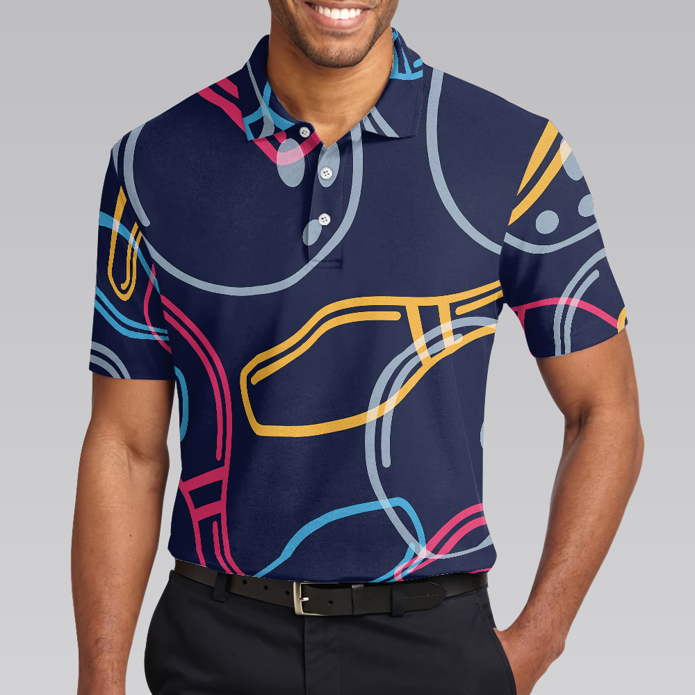 I Play Bowling Because I Like It Shirt For Men Polo Shirt, Colorful Bowling Shirt Design For Male Bowlers