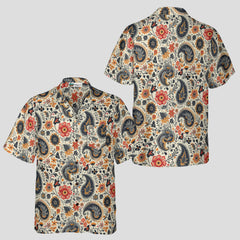 Paisley Bloom Hawaiian Shirt