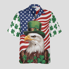 St. Patrick’s Day American Eagle Hawaiian Shirt