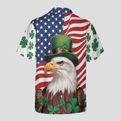 St. Patrick’s Day American Eagle Hawaiian Shirt