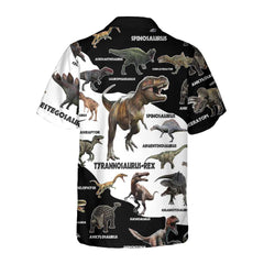 3D Dinosaur Hawaiian Shirt, Funny Dinosaur Shirt, Cool Printed Dino Shirt For Adults - Hyperfavor
