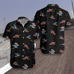 3D Dirt Track Racing Hawaiian Shirt - Hyperfavor