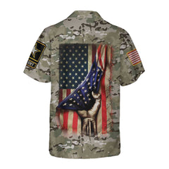 3D Helicopter Camouflage Hawaiian Shirt, Helicopter American Flag Shirt For Men, Proud Helicopter Gift Idea - Hyperfavor