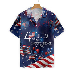 4th July US Independence Day Flag Hawaiian Shirt - Hyperfavor