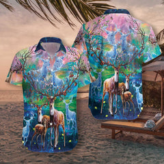 AMAZING DEER EZ15 3010 Hawaiian Shirt - Hyperfavor