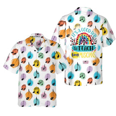 A Good Day To Teach Tiny Musicians Music Teacher Hawaiian Shirt, Musical Notes Shirt, Best Gift For Music Teacher - Hyperfavor