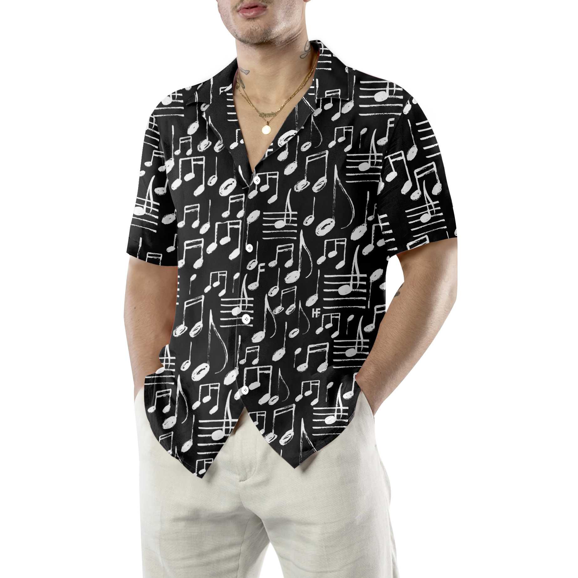 A Music Teacher Hawaiian Shirt, Stylish Music Teacher Shirt, Unique Music Teacher Appreciation Gift - Hyperfavor