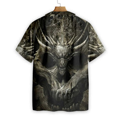 A Skull Or A Dragon Hawaiian Shirt - Hyperfavor