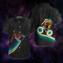 Above The Sky Hawaiian Shirt - Hyperfavor