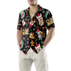 Adorable Corgis Dog Merry Christmas Hawaiian Shirt, Funny Dog Christmas Shirt, Christmas Gift For Corgis Lovers - Hyperfavor