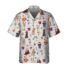 Adorable Labrador Retriever For Christmas Hawaiian Shirt, Funny Labrador Christmas Shirt, Best Christmas Gift - Hyperfavor