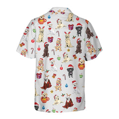 Adorable Labrador Retriever For Christmas Hawaiian Shirt, Funny Labrador Christmas Shirt, Best Christmas Gift - Hyperfavor