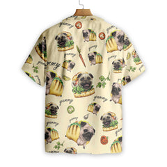 Adorable Taco Pugs Shirt For Men Hawaiian Shirt - Hyperfavor