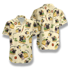 Adorable Taco Pugs Shirt For Men Hawaiian Shirt - Hyperfavor