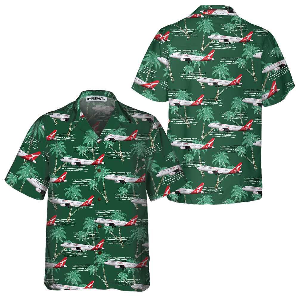 Airbus Hawaiian, Tropical Aircraft & Airplane Aloha Shirt, Aviation Shirt For Men - Hyperfavor