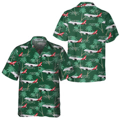 Airbus Hawaiian, Tropical Aircraft & Airplane Aloha Shirt, Aviation Shirt For Men - Hyperfavor