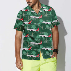 Airbus Hawaiian, Tropical Aircraft & Airplane Aloha Shirt, Aviation Shirt For Men - Hyperfavor