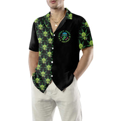 Alien Organic Marijuana Shirt For Men Hawaiian Shirt - Hyperfavor