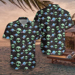 Alien Planet Hawaiian Shirt - Hyperfavor