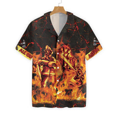 All In All Out Firefighter In Fire EZ24 0401 Hawaiian Shirt - Hyperfavor