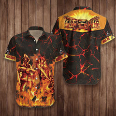 All In All Out Firefighter In Fire EZ24 0401 Hawaiian Shirt - Hyperfavor