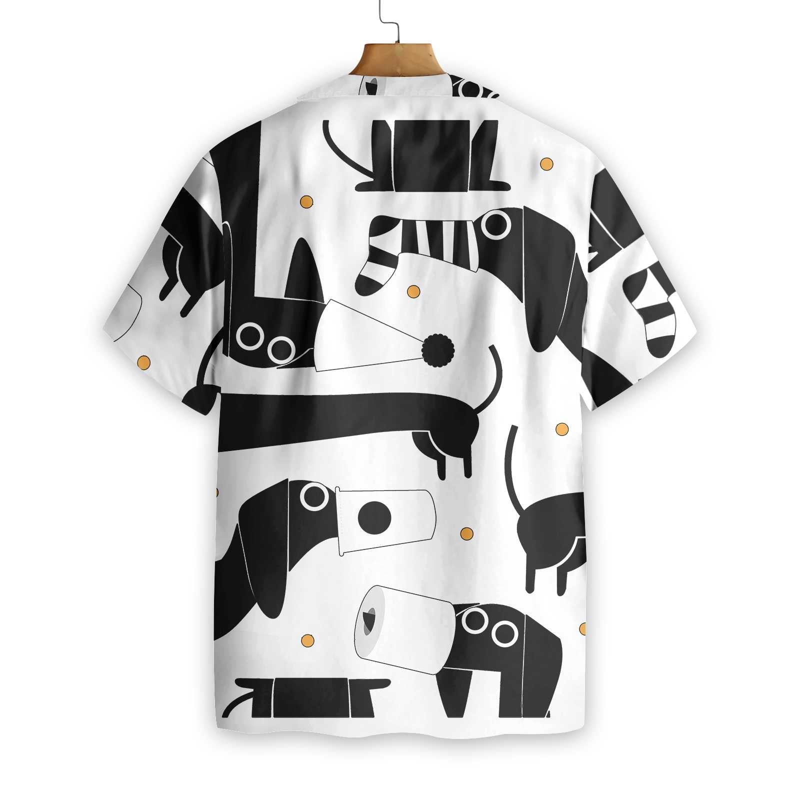 All My Dog Dachshund Pattern Hawaiian Shirt - Hyperfavor