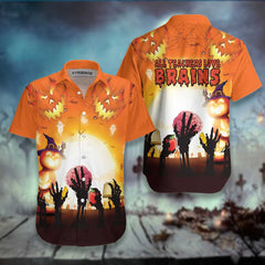 All Teachers Love Brains Teacher Hawaiian Shirt, Teacher Shirt for Men And Women, Best Gift For Teachers - Hyperfavor