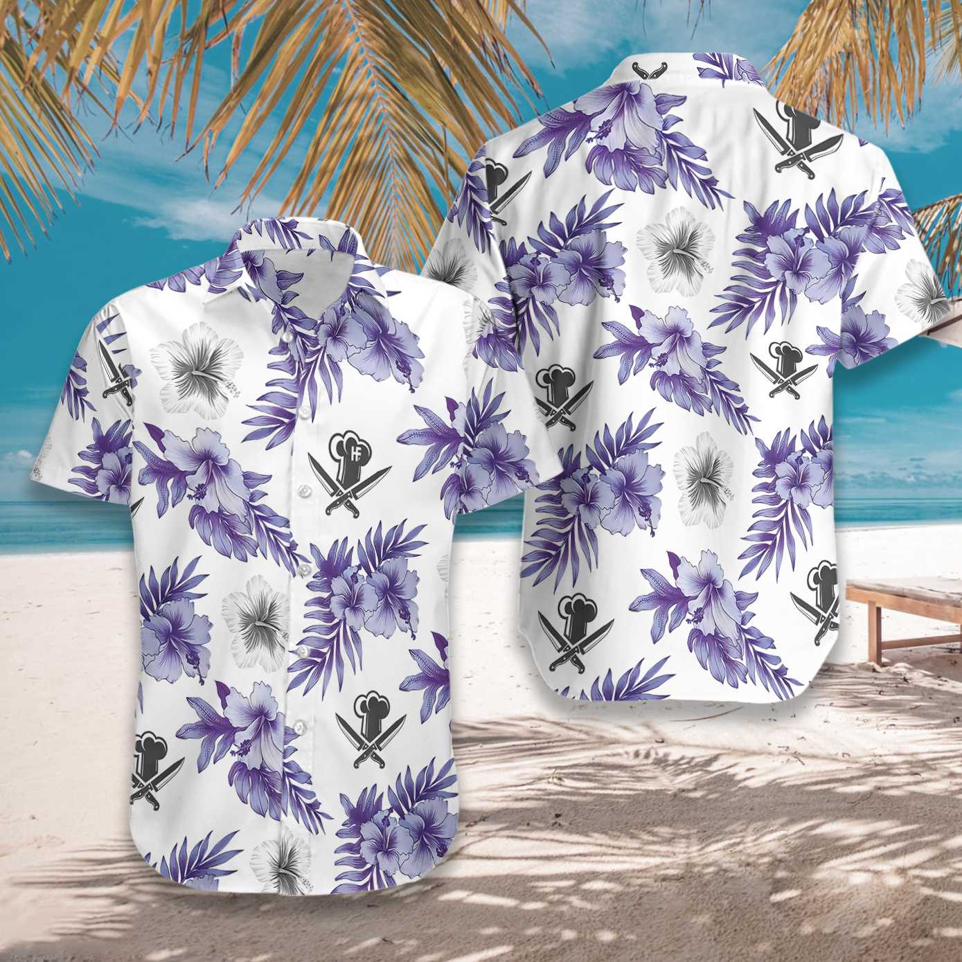 Aloha Chef With Knives Hawaiian Shirt - Hyperfavor