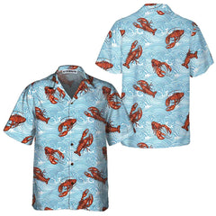 Aloha Lobster Hawaiian Shirt, Unique Lobster Shirt, Lobster Print Shirt For Adults - Hyperfavor