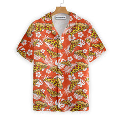 Aloha Tropical Pizza Shirt For Men Hawaiian Shirt - Hyperfavor